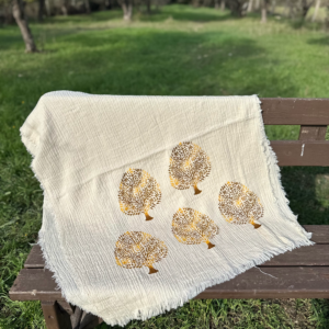 Golden Tree of Life Towel
