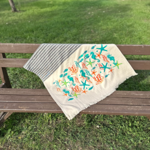Coral Garden Towel