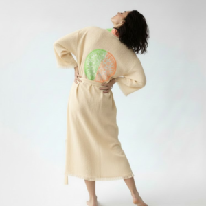 Heritage Medallion Cotton Gauze Robe