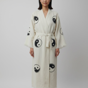 Yin Yang Cotton Gauze Robe